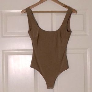 Women’s Fashion Nova mocha bodysuit